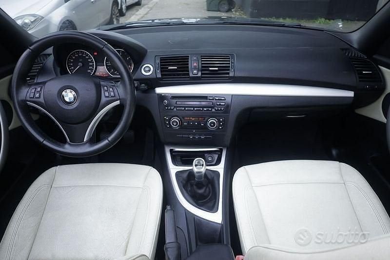Usata BMW 118 Cabriolet 143 CV (105 kW) 2010 Nero Cabrio