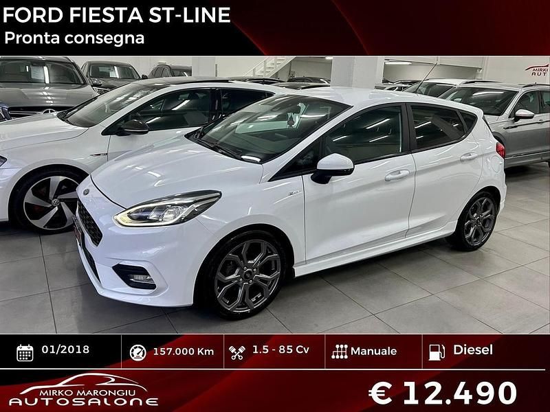 Argento Usata 2018 Ford Fiesta ST-Line Berlina | 12.490 € (Molto cara) - Immagine 1/4