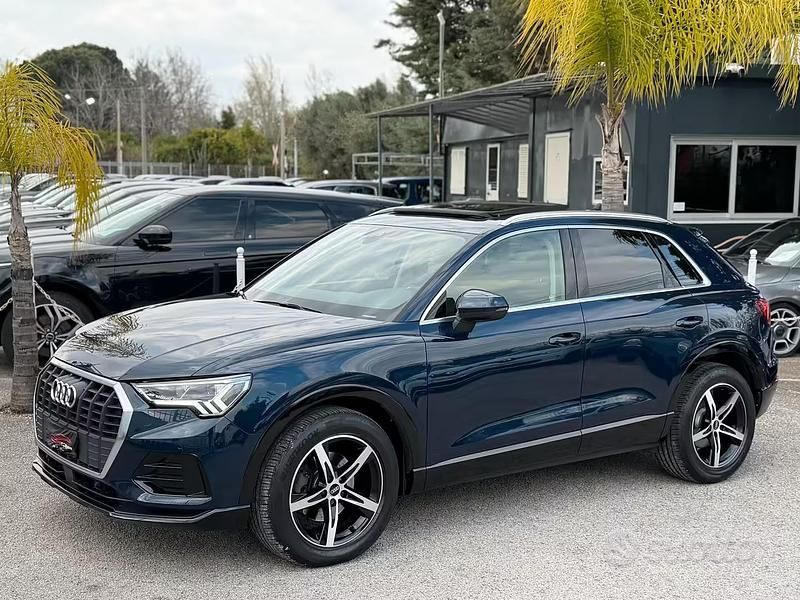 Usata Audi Q3 Advanced 150 CV (110 kW) 2019 Blu SUV