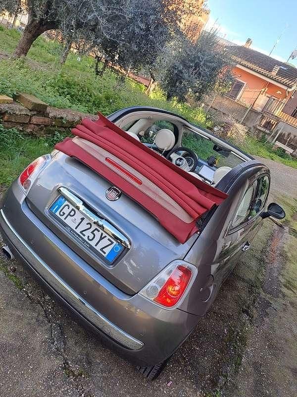 Usata Fiat 500C Pop 101 CV (74 kW) 2011 Argento Cabrio