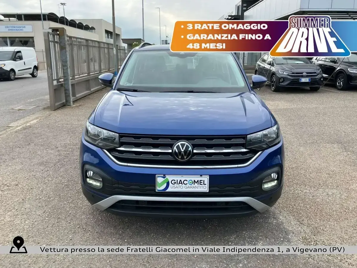 Usata VW T-Cross Style 95 CV (69 kW) 2023 Reef blue metallizzato SUV
