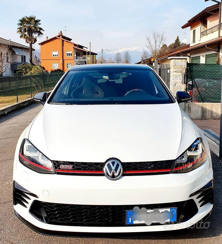 Usata VW Golf VII GTI Clubsport 265 CV (194 kW) 2016 Bianco Berlina
