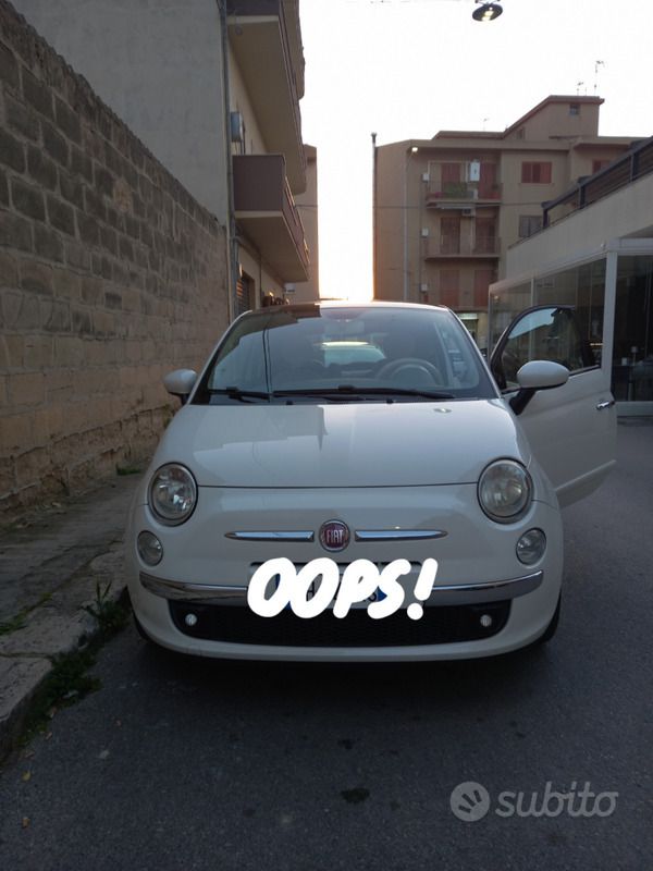 Usata Fiat 500 69 CV (50 kW) 2011 Bianco Utilitaria