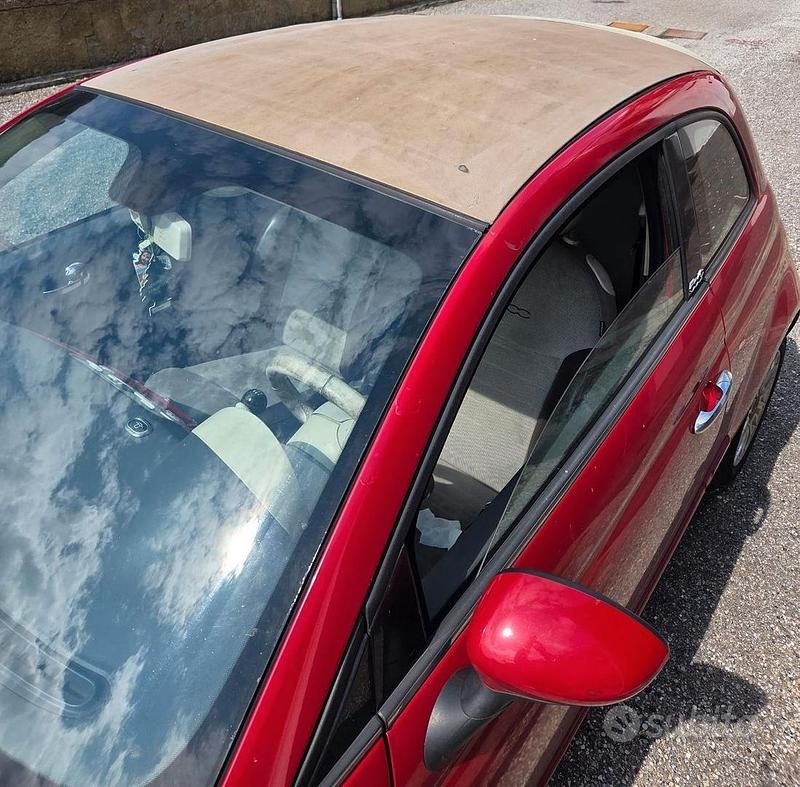 Usata Fiat 500 2015 Rosso Cabrio