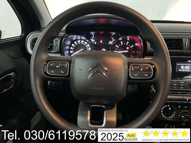 Usata Citroën C3 2019 Nero Utilitaria