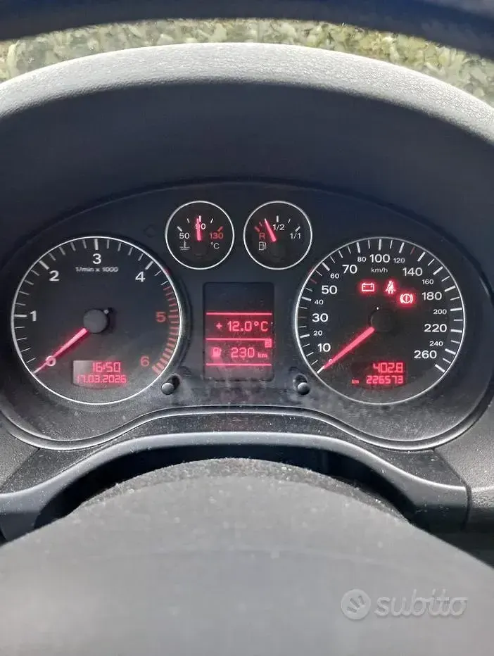 Usata Audi A3 140 CV (102 kW) 2007 Grigio Utilitaria