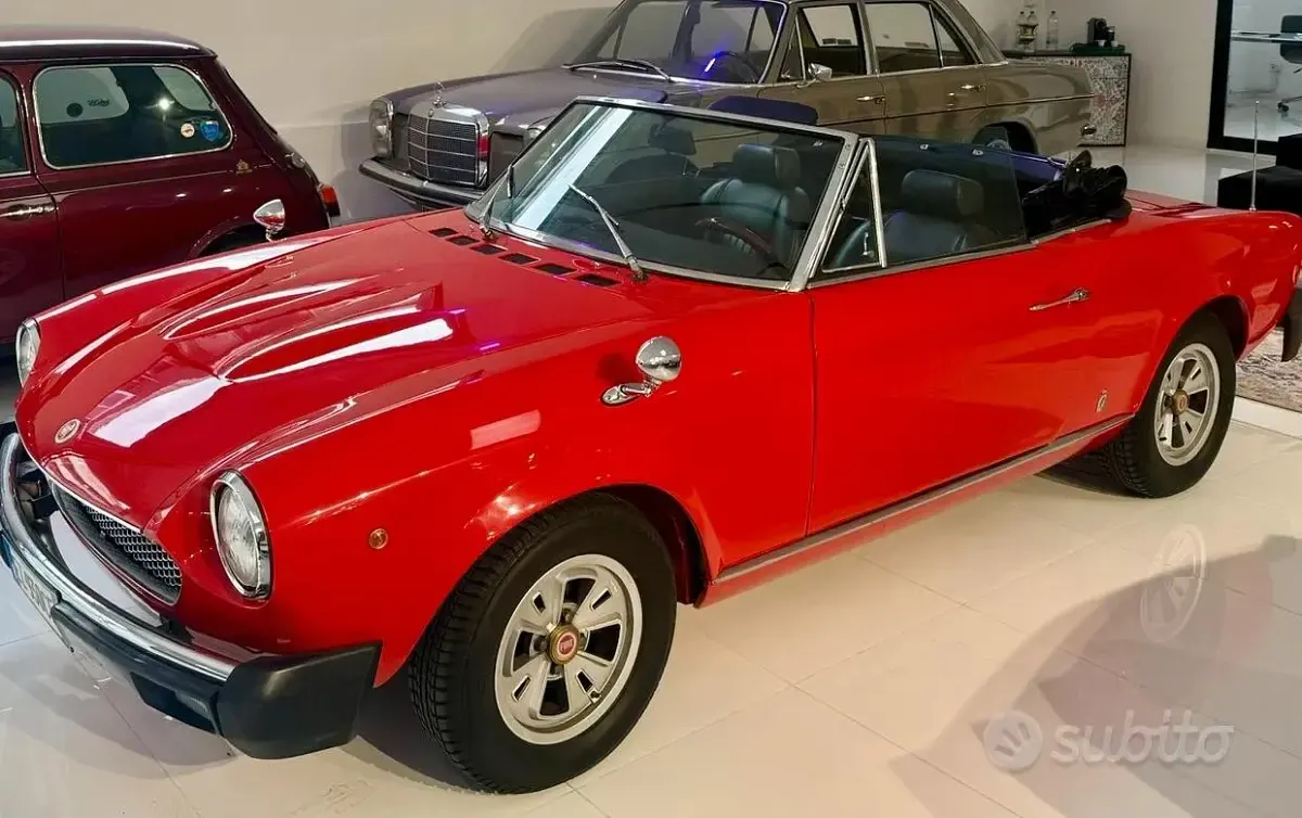 Usata Fiat 124 Spider Sport 1970 Rosso Cabrio