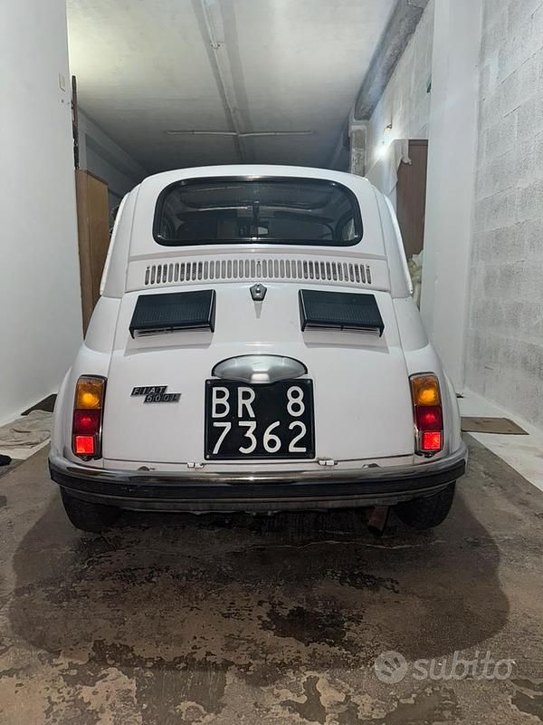 Usata Fiat 500 1970 Bianco Utilitaria