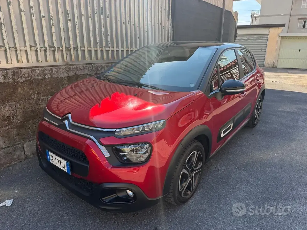 Usata Citroën C3 PureTech 83 CV (61 kW) 2022 Rosso Utilitaria