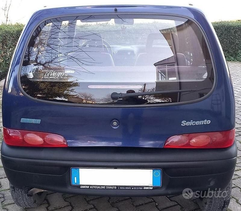 Usata Fiat 600 39 CV (28 kW) 1999 Blu Utilitaria