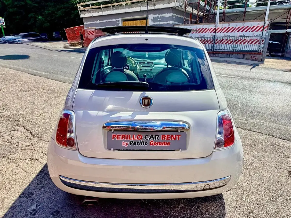 Usata Fiat 500 75 CV (55 kW) 2009 Bianco Cabrio