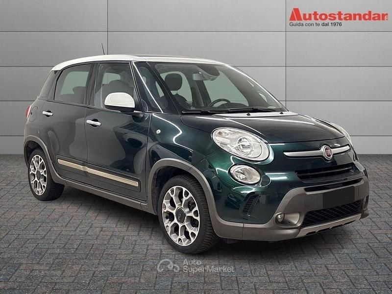 Usata Fiat 500L Trekking 95 CV (69 kW) 2014 Verde Monovolume