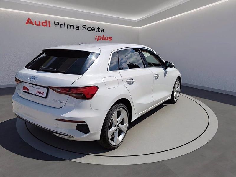 Usata Audi A3 Advanced 150 CV (110 kW) 2022 Bianco Berlina