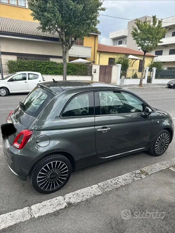 Usata Fiat 500 Lounge 69 CV (50 kW) 2018 Grigio Utilitaria