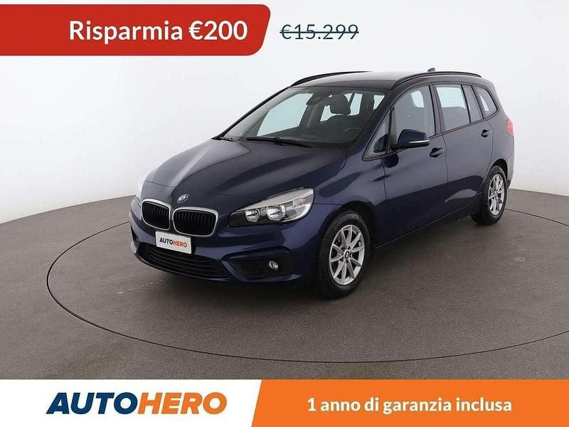 Blu/azzurro Usata 2017 BMW 218 Gran Tourer Advantage Monovolume | 15.099 € (Buon prezzo) - Immagine 1/3
