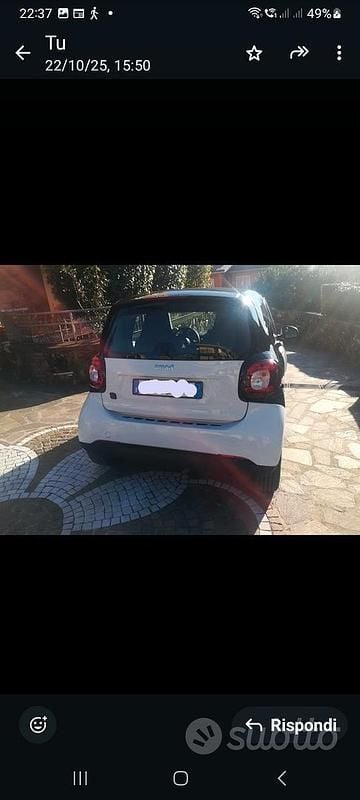 Usata Smart ForTwo Electric Drive 60 kW (82 CV) 2019 Bianco Coupé