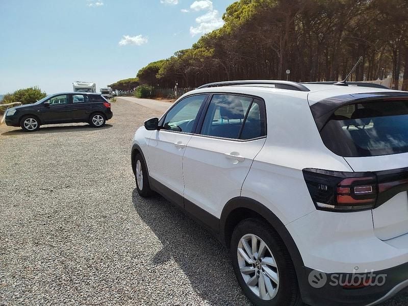 Usata VW T-Cross 110 CV (80 kW) 2021 Bianco SUV