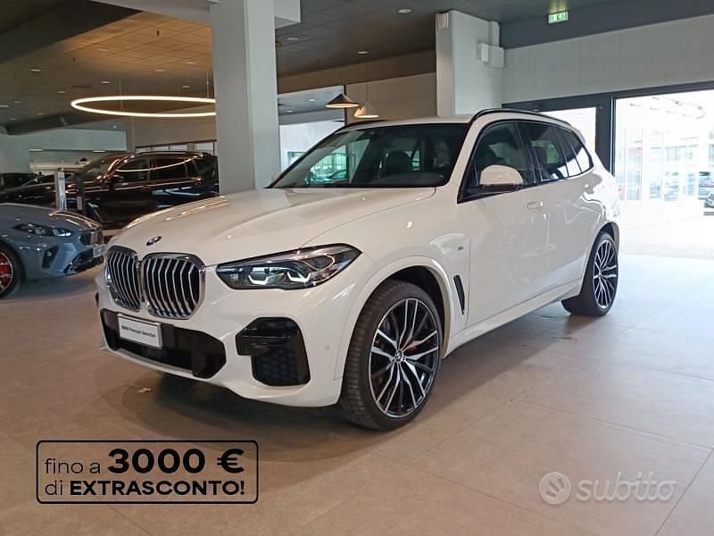 Usata BMW X5 M Sport 286 CV (210 kW) 2022 Bianco SUV