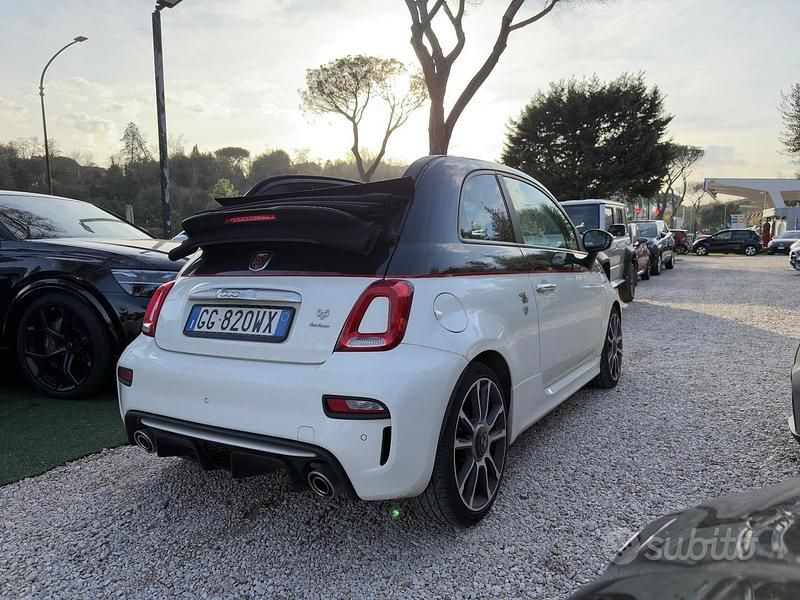 Usata Abarth 595C Turismo 165 CV (121 kW) 2021 Bianco Cabrio