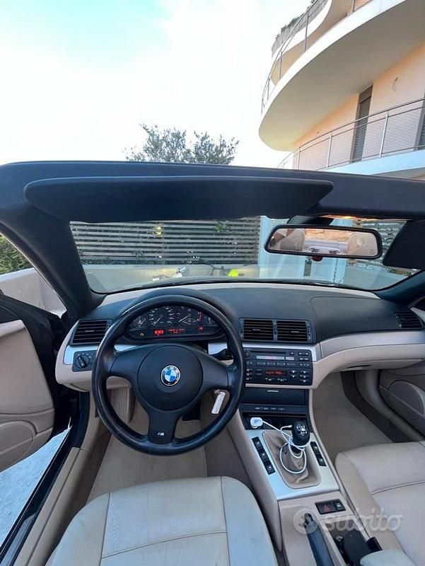 Usata BMW 320 Cabriolet 150 CV (110 kW) 2006 Nero Cabrio