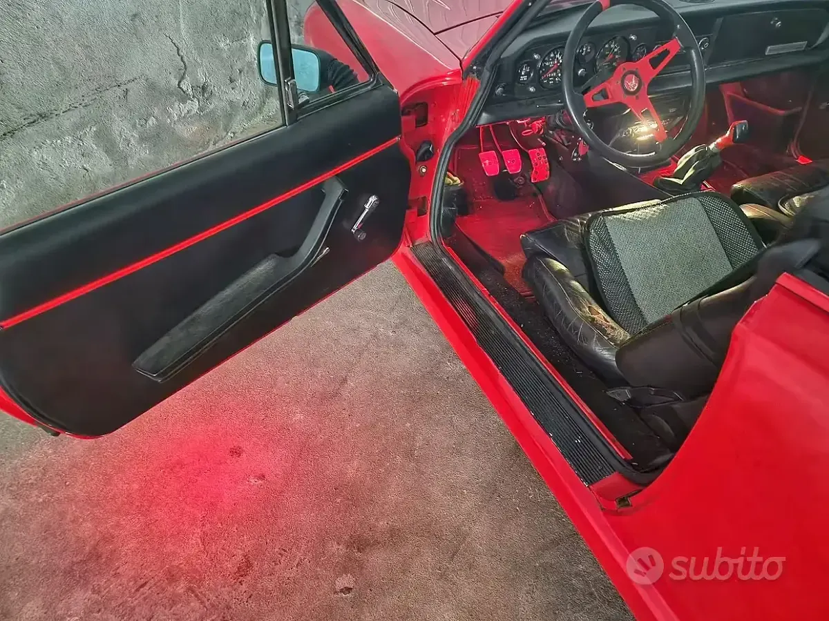 Usata Fiat 124 1980 Rosso Cabrio