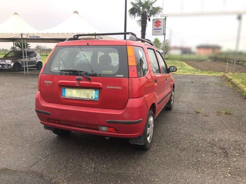 Usata Subaru Justy 94 CV (69 kW) 2005 Rosso Utilitaria