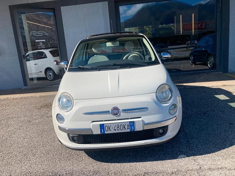 Usata Fiat 500 Lounge 69 CV (50 kW) 2008 Bianco Berlina