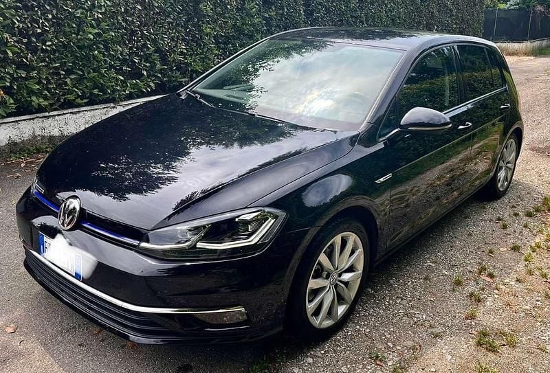 Usata VW Golf VII Highline 131 CV (96 kW) 2019 Nero Berlina
