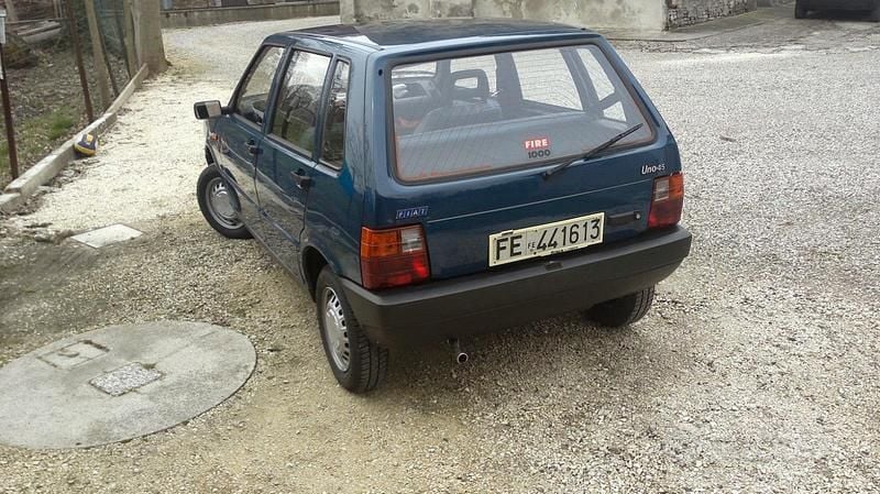 Usata Fiat Uno 45 CV (33 kW) 1989 Blu Utilitaria