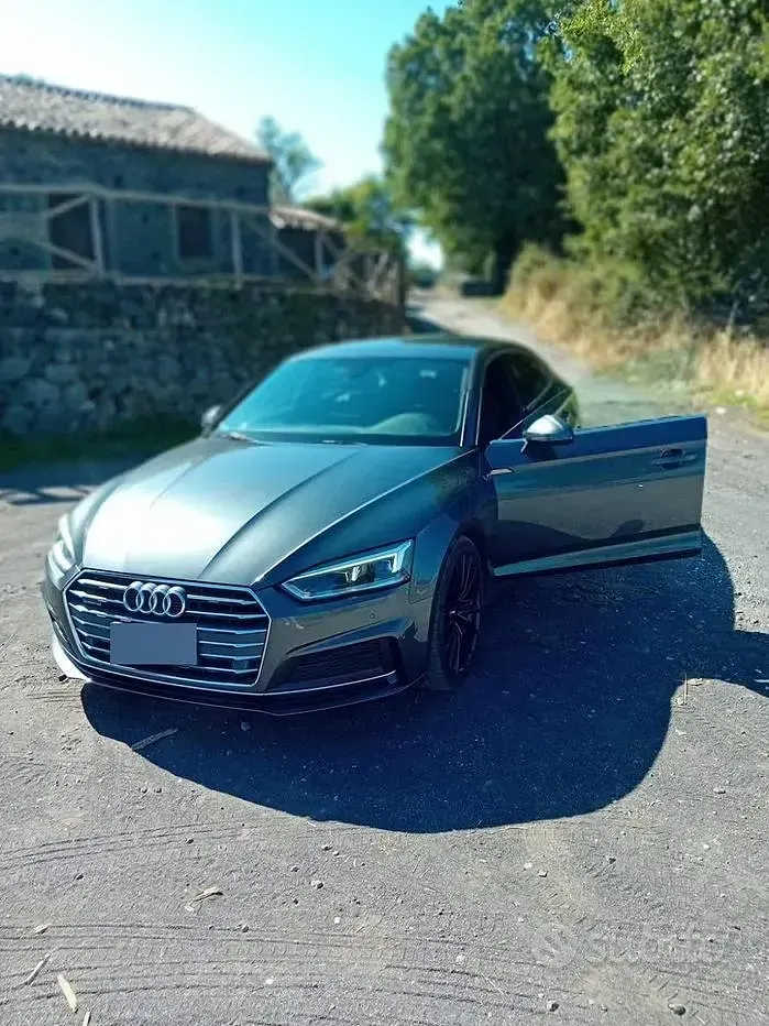 Usata Audi A5 Sportback S-Line 190 CV (139 kW) 2019 Grigio Utilitaria