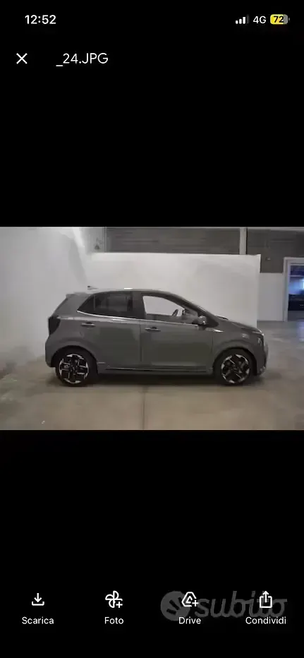 Usata Kia Picanto GT-Line 63 CV (46 kW) 2025 Verde Utilitaria