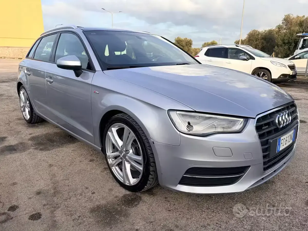 Usata Audi A3 S-Line 184 CV (135 kW) 2015 Grigio Berlina