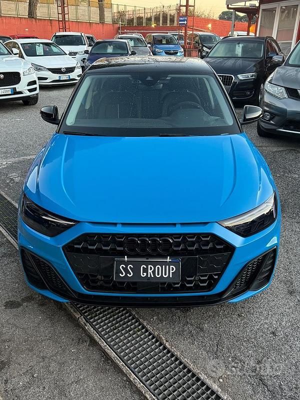 Usata Audi A1 S-Line 110 CV (80 kW) 2021 Blu Berlina