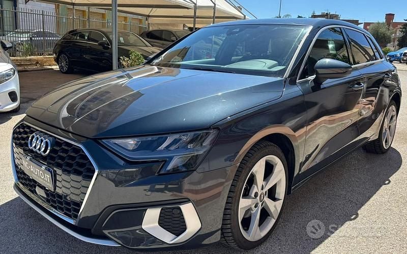 Usata Audi A3 Advanced 150 CV (110 kW) 2022 Grigio Berlina