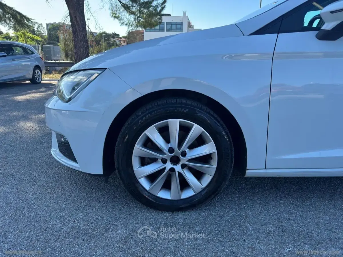 Occasion Seat Leon ST Style 110 PK (80 kW) 2018 Wit Stationwagen