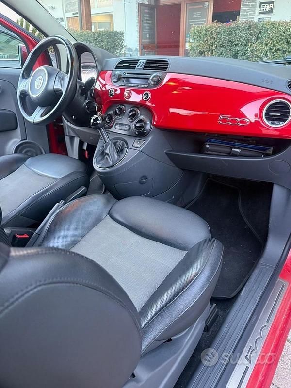 Usata Fiat 500 95 CV (69 kW) 2010 Rosso Berlina
