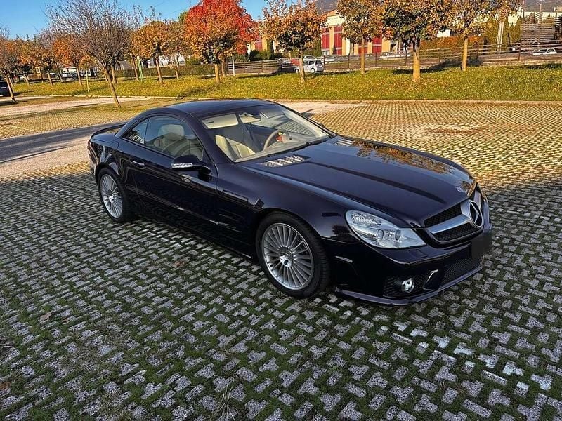 Usata Mercedes SL350 245 CV (180 kW) 2003 Blu/azzurro Cabrio