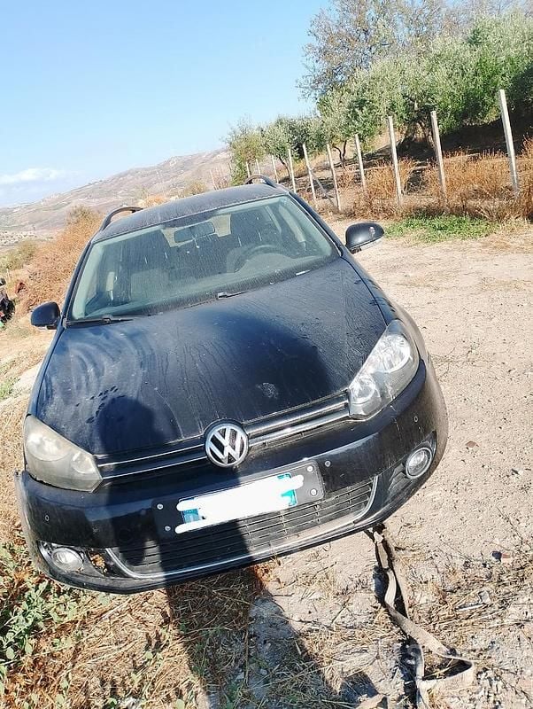 Usata VW Golf VI 2008 Nero Utilitaria