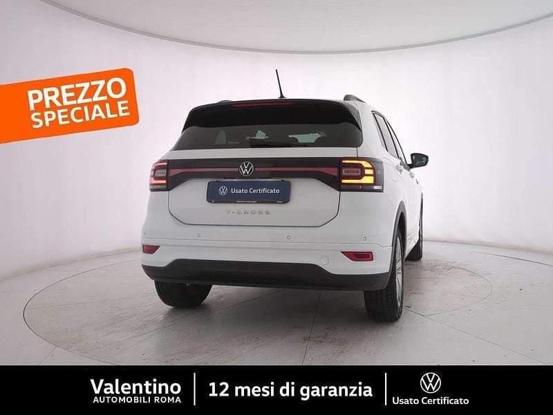 Usata VW T-Cross R-line 110 CV (80 kW) 2022 Bianco SUV
