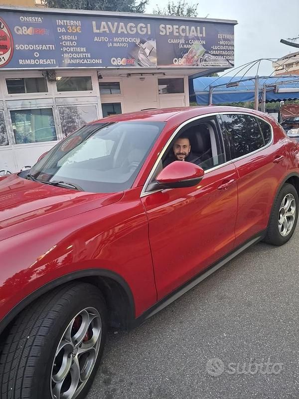 Usata Alfa Romeo Stelvio 280 CV (205 kW) 2018 Rosso SUV