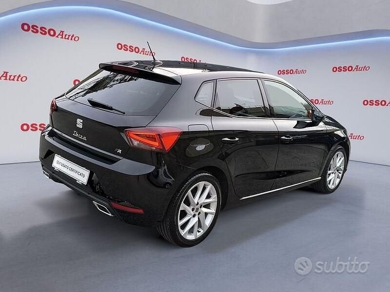 Usata Seat Ibiza FR 95 CV (69 kW) 2024 Nero Utilitaria