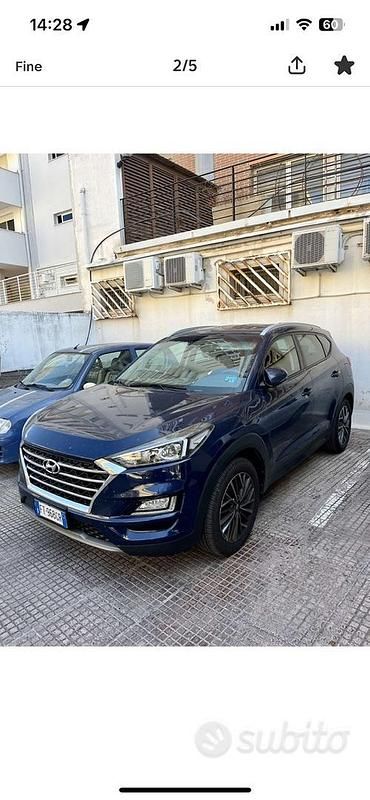 Usata Hyundai Tucson 136 CV (100 kW) 2019 Blu SUV