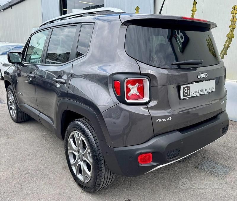Usata Jeep Renegade Limited 140 CV (102 kW) 2016 Grigio scuro SUV