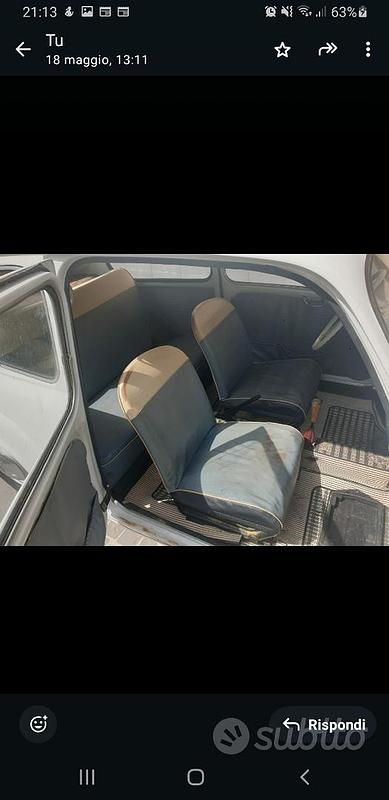 Bianco Usata 1960 Fiat 600 | 5900 € - Immagine 1/4