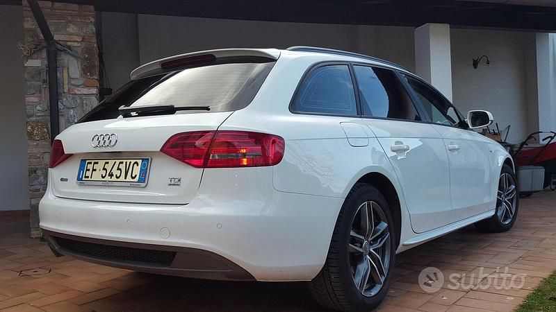 Usata Audi A4 S-Line 170 CV (125 kW) 2010 Bianco Berlina