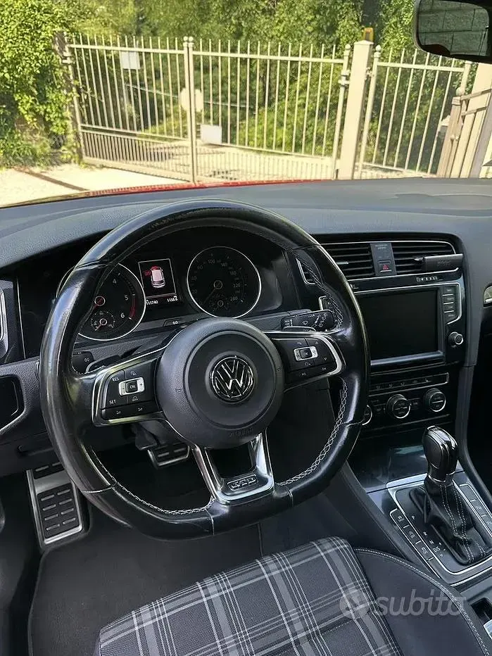 Usata VW Golf VII GTD 184 CV (135 kW) 2017 Rosso Berlina