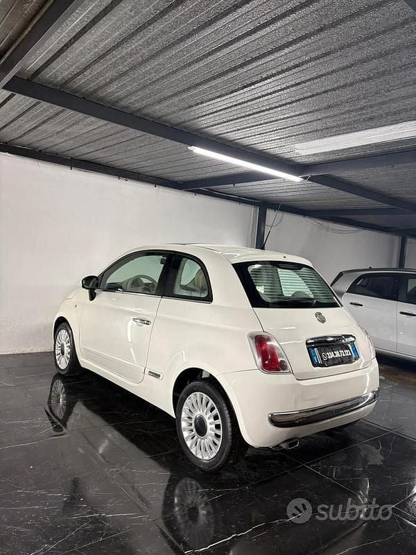 Usata Fiat 500 Lounge 69 CV (50 kW) 2009 Bianco Cabrio