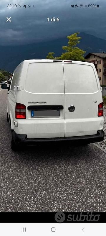 Usata VW T5 68 CV (50 kW) 2004 Bianco Furgone