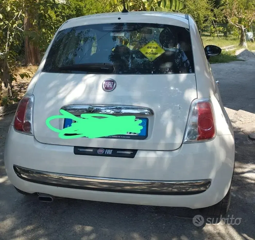 Usata Fiat 500 69 CV (50 kW) 2015 Bianco Berlina