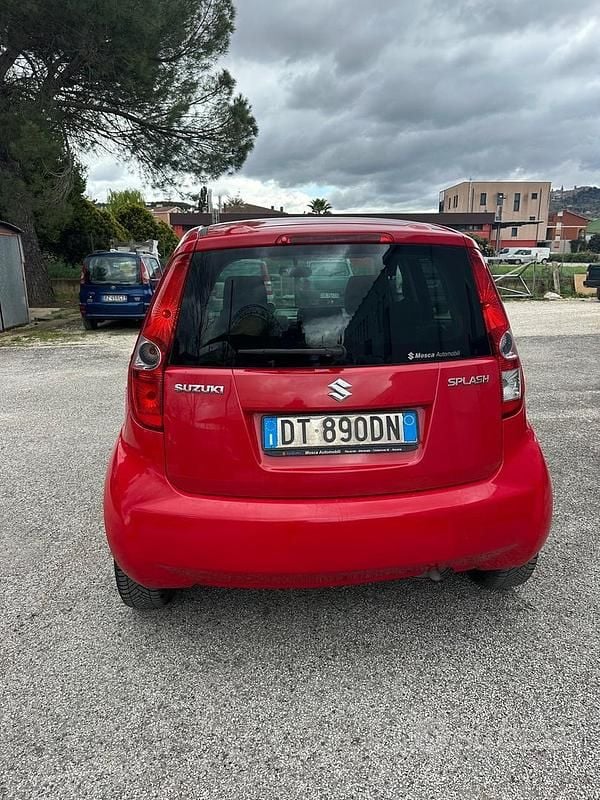Usata Suzuki Splash GLS 65 CV (47 kW) 2008 Rosso Utilitaria